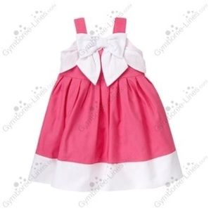 Gymboree pink bow dress